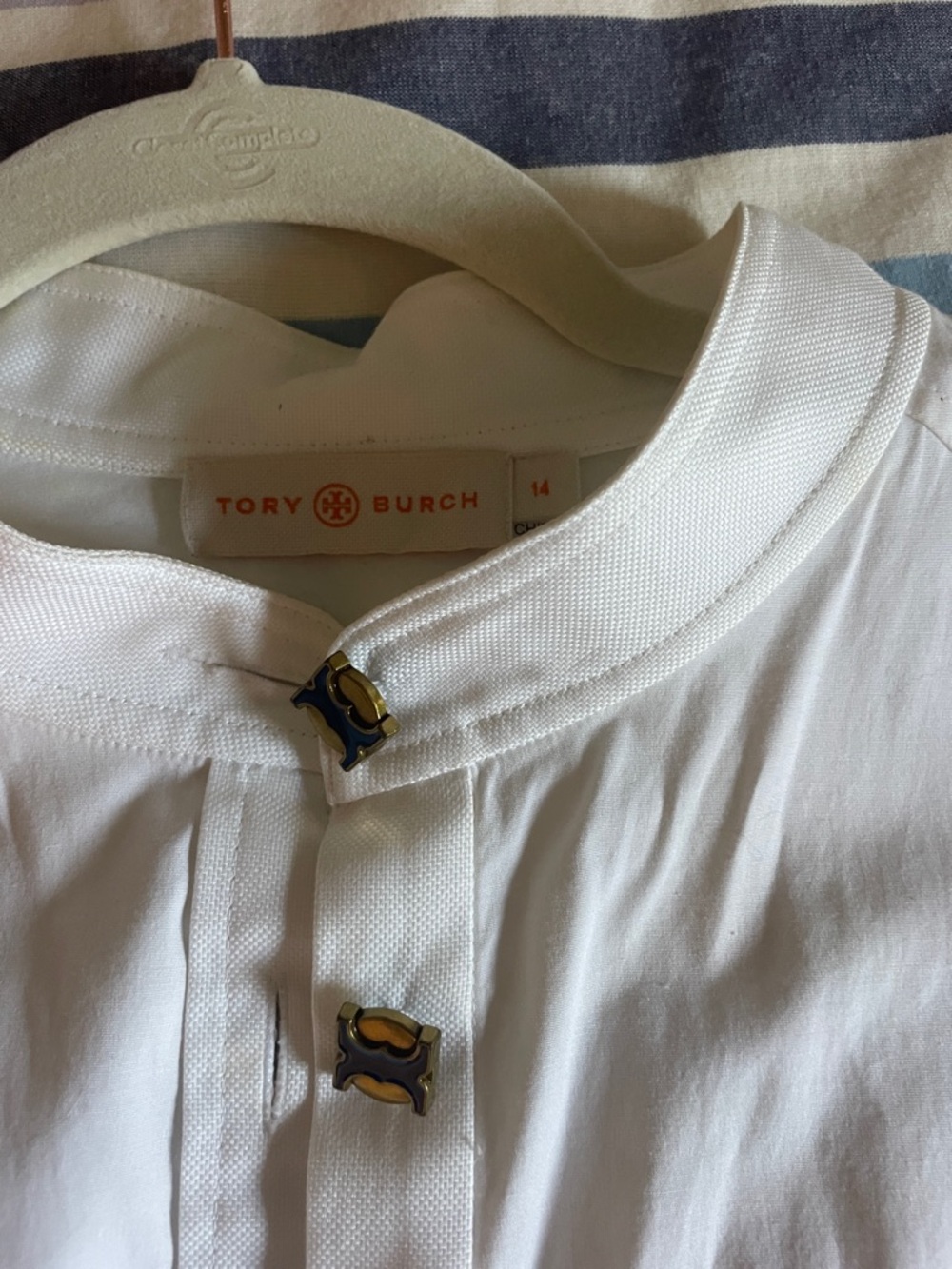 Tory Burch button down blouse - Picture 3 of 4